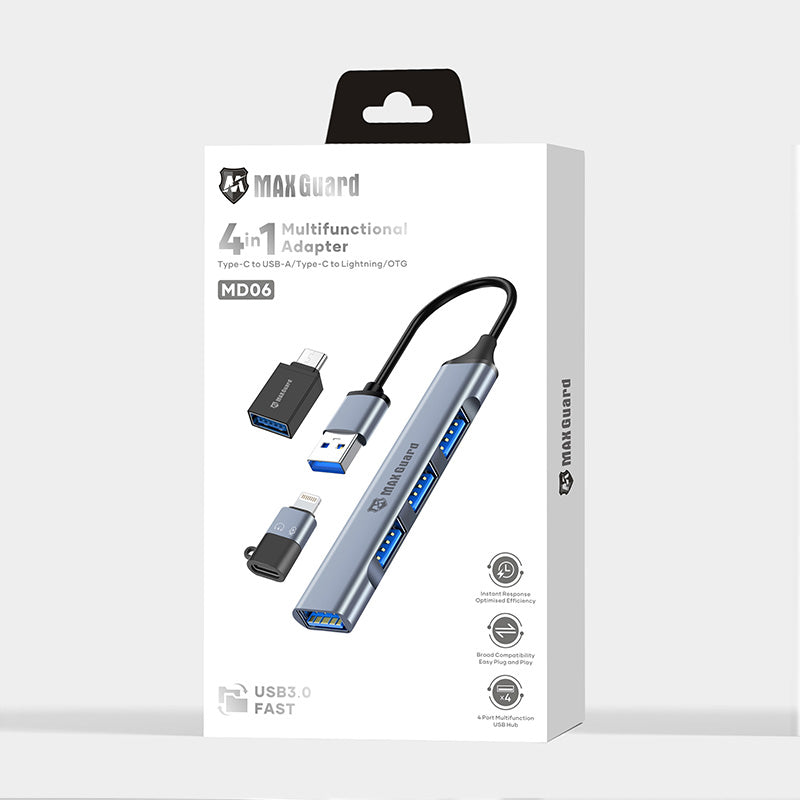 Maxguard 4 in 1 Multifunctional Adaptor MD06