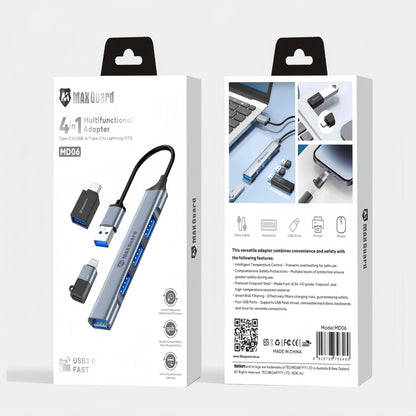 Maxguard 4 in 1 Multifunctional Adaptor MD06