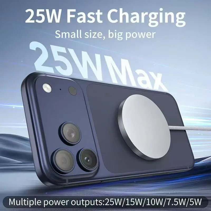 Maxguard 25W Qi2.2 Ultra-thin Magnetic Wireless Charger MD09