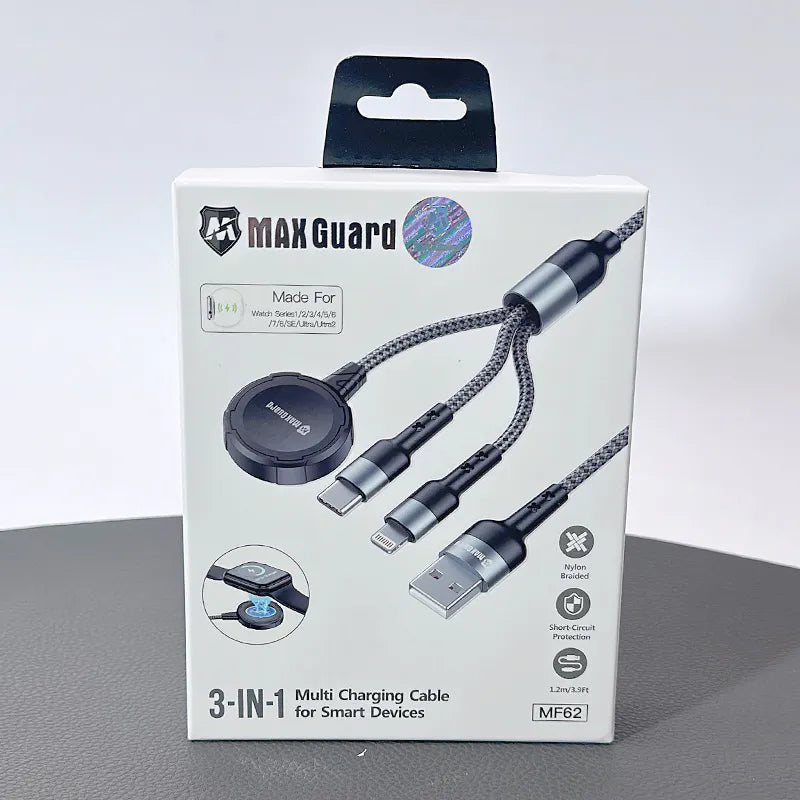 Maxguard MF62 1.2m 3 in 1 Cable