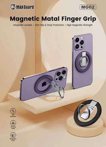 Maxguard Magnetic Matal Finger Grip MG02