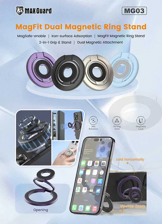 Maxguard MagFit Dual Magnetic Ring Stand MG03