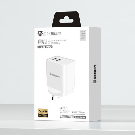 Maxguard PD 30W GaN III Wall Charger MG30WCC