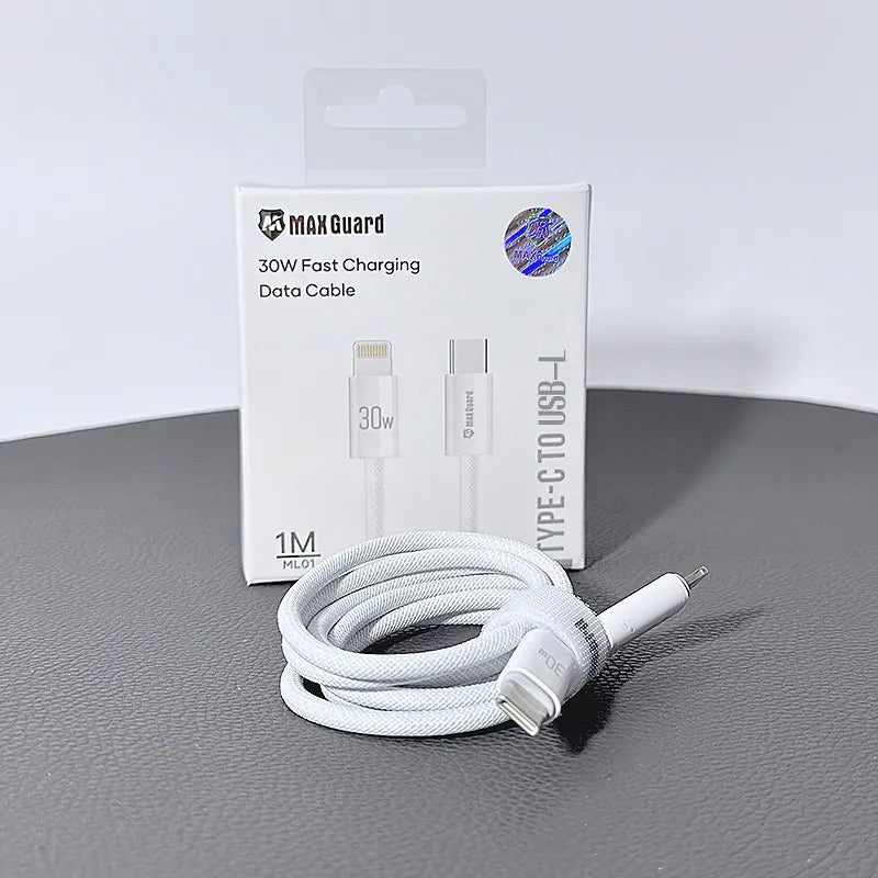 Maxguard 1m 30W Type-C to Lightning Cable ML01