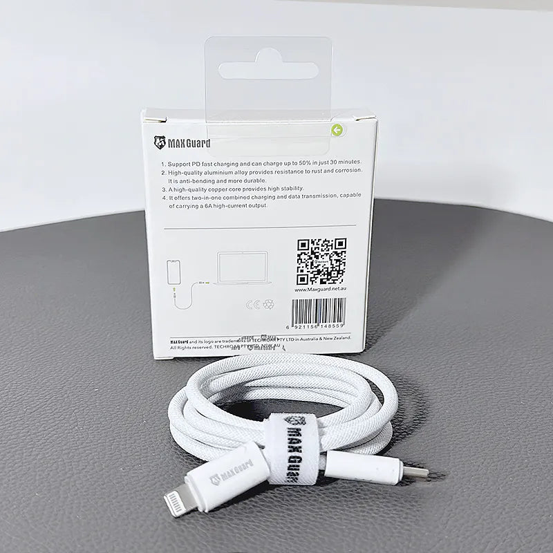 Maxguard 1m 30W Type-C to Lightning Cable ML01