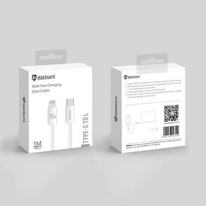 Maxguard 1m 30W Type-C to Lightning Cable ML01