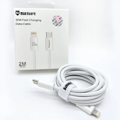 Maxguard 2m 30W Type-C to Lightning Cable ML02
