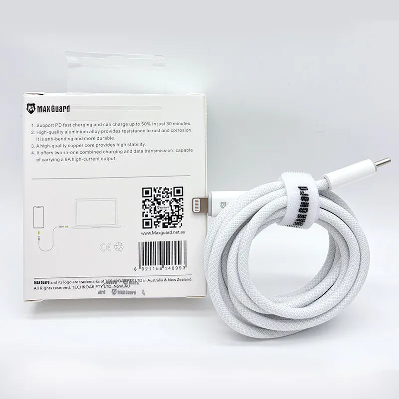 Maxguard 2m 30W Type-C to Lightning Cable ML02