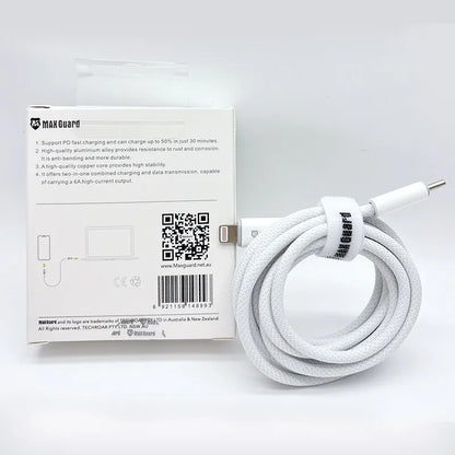 Maxguard 2m 30W Type-C to Lightning Cable ML02