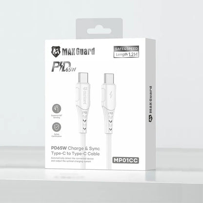 Maxguard 1.2m 65W Type-C to C Cable MP01CC