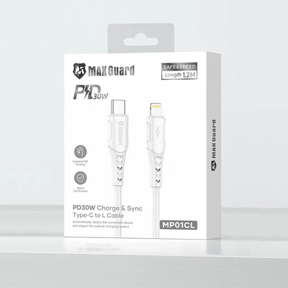 Maxguard 1.2m 30W Type-C to Lightning Cable MP01CL