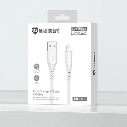 Maxguard 1.2m USB-A to Lightning Cable MP01L