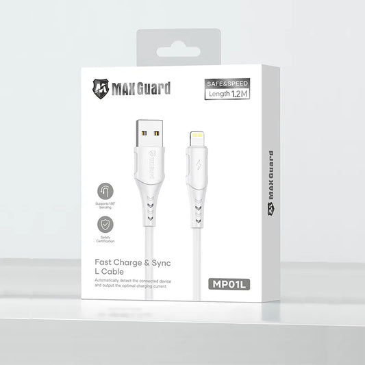 Maxguard 1.2m USB-A to Lightning Cable MP01L