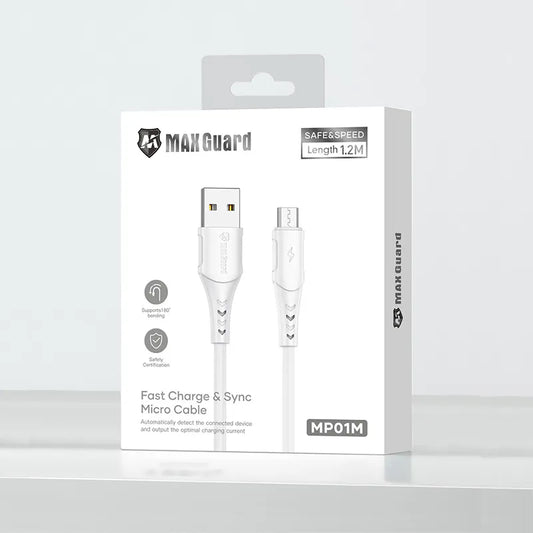 Maxguard 1.2m USB-A to Micro Cable MP01M