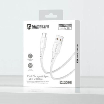 Maxguard 2m USB-A to C Cable MP02C