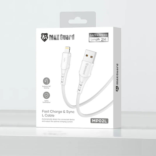 Maxguard 2m USB-A to Lightning Cable MP02L