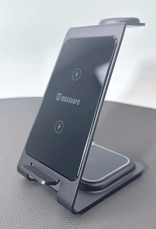 Maxguard 3 in 1 15W Wireless Charger MW05 (for Samsung watch and IOS & android system phone)