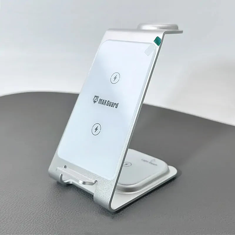 Maxguard 3 in 1 15W Wireless Charger MW06
( For apple watch and IOS & android system phone)