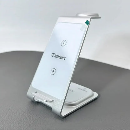 Maxguard 3 in 1 15W Wireless Charger MW06
( For apple watch and IOS & android system phone)