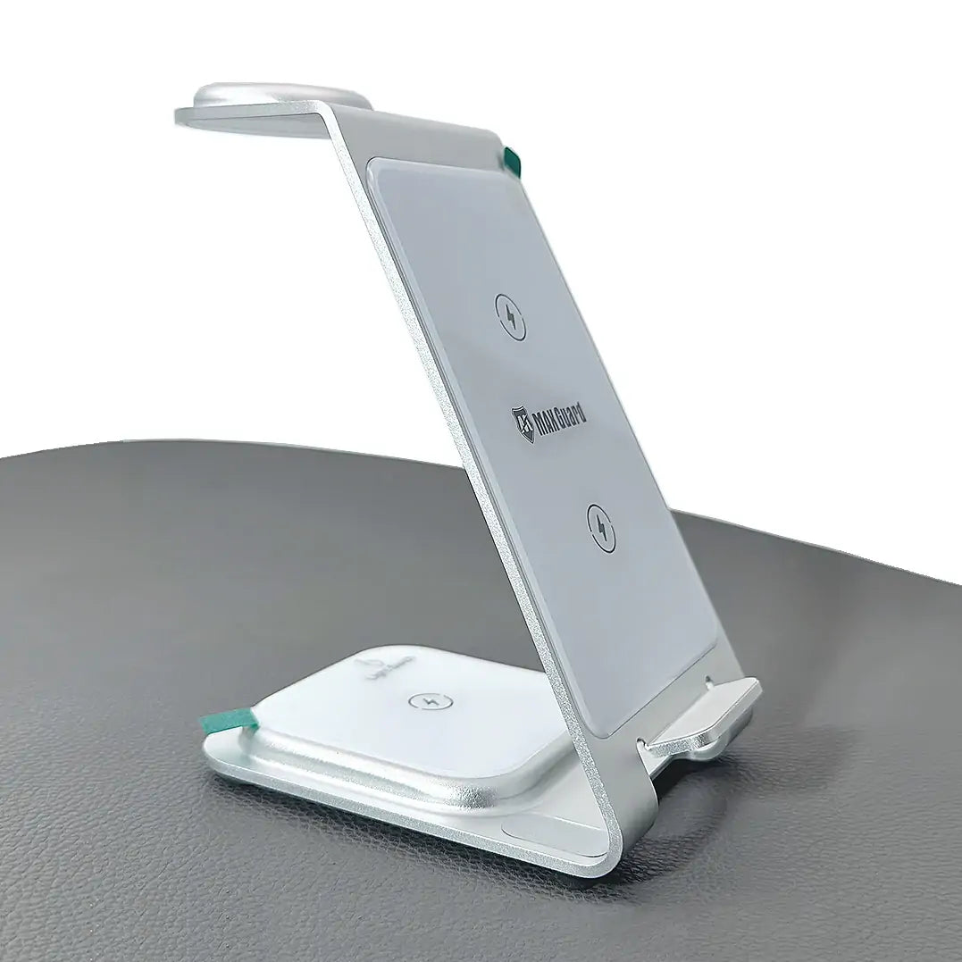Maxguard 3 in 1 15W Wireless Charger MW06
( For apple watch and IOS & android system phone)