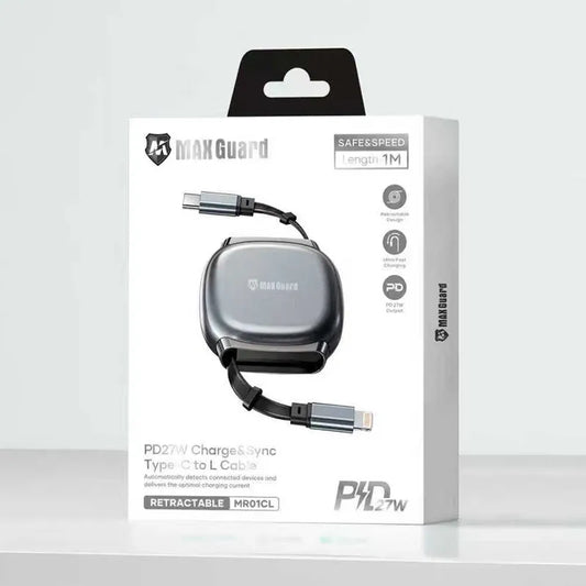 Maxguard 1m 27W Type-C to Lightning Cable MR01CL