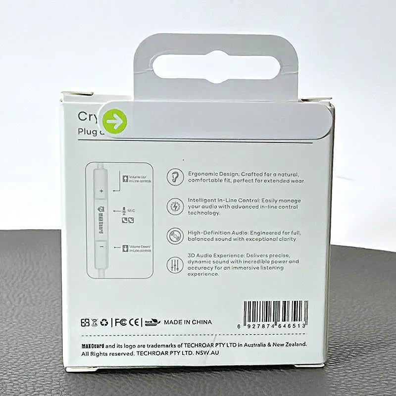 Maxguard Crystal Sound Lightning earphone MZ01 (plug&play)