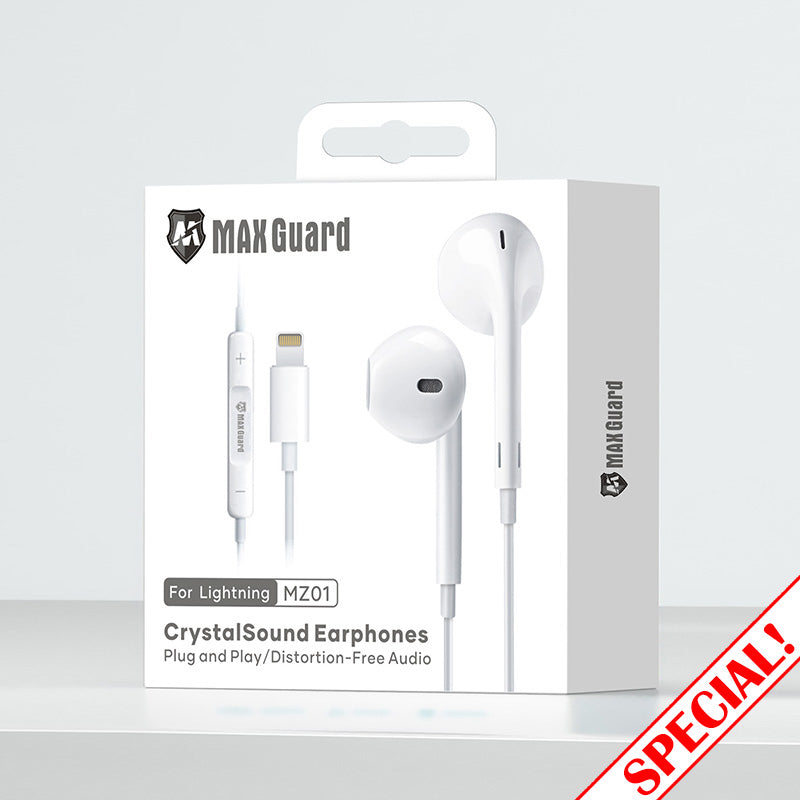 Maxguard Crystal Sound Lightning earphone MZ01 (plug&play)