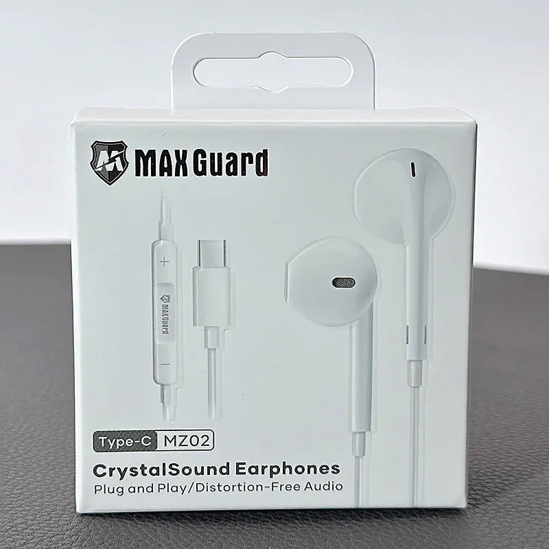Maxguard Crystal Sound Type-C earphone MZ02 (plug&play)
