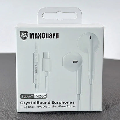 Maxguard Crystal Sound Type-C earphone MZ02 (plug&play)