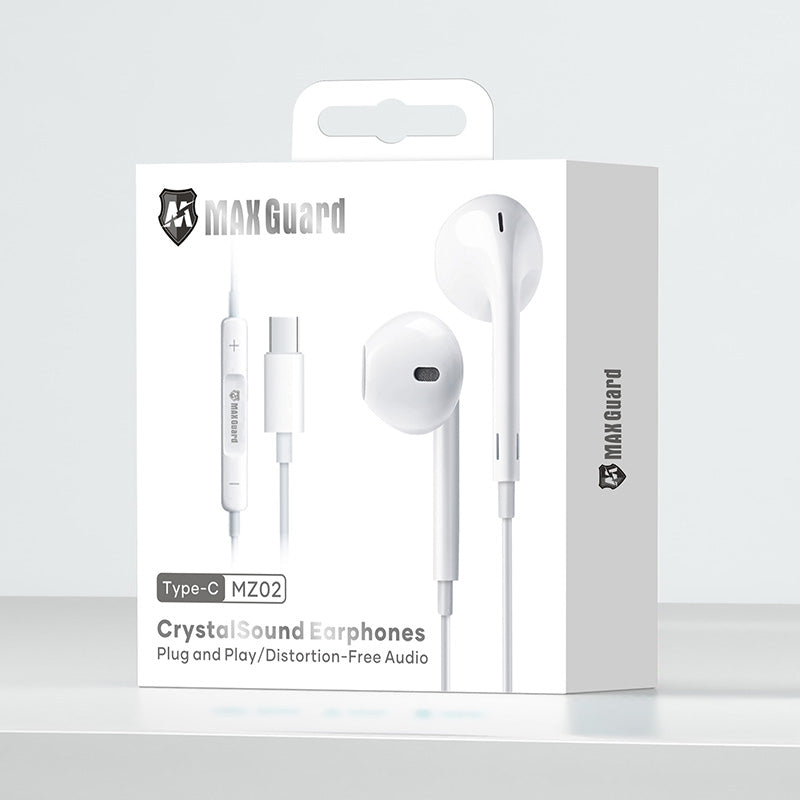 Maxguard Crystal Sound Type-C earphone MZ02 (plug&play)