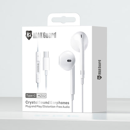Maxguard Crystal Sound Type-C earphone MZ02 (plug&play)