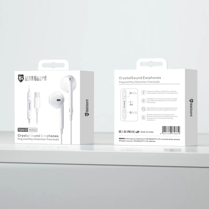 Maxguard Crystal Sound Type-C earphone MZ02 (plug&play)