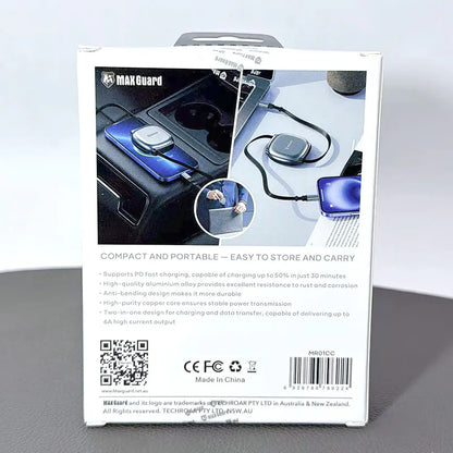 Maxguard 1m 240W Type-C to C Cable MR01CC