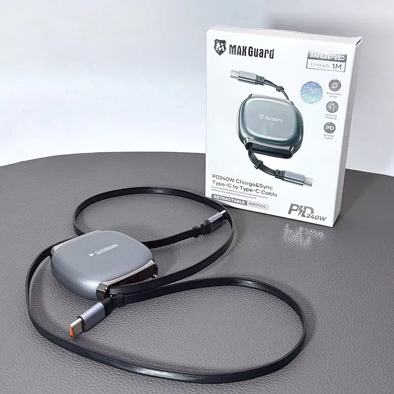 Maxguard 1m 240W Type-C to C Cable MR01CC