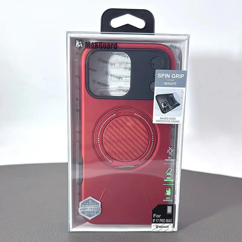 Case for Iphone 17 Air 6.6 Maxguard Spin Grip MagFit