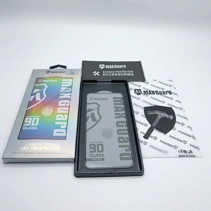 Fingerprint 9D Maxguard Glass Screen Protector for Samsung S series & Z Flip /Fold series