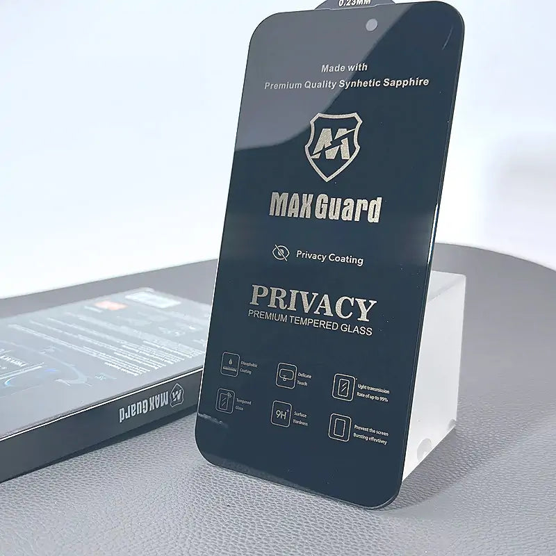 Privacy Premium 0.23mm Maxguard Glass Screen Protector (Synthetic Sapphire)