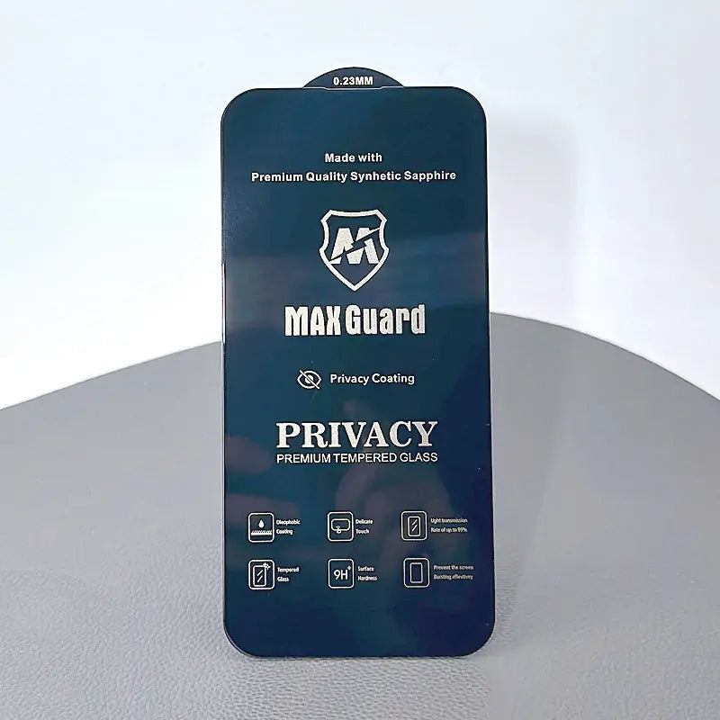 Privacy Premium 0.23mm Maxguard Glass Screen Protector (Synthetic Sapphire)
