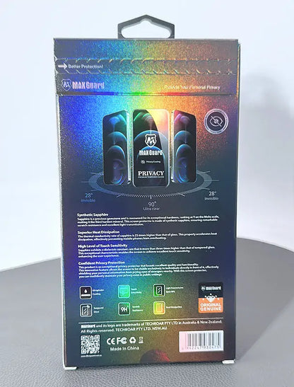 Privacy Premium 0.23mm Maxguard Glass Screen Protector (Synthetic Sapphire)