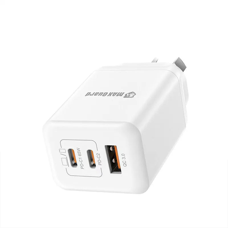 Maxguard PD 65W Charger W65A0365F (Works for laptops,tablets,and phones)