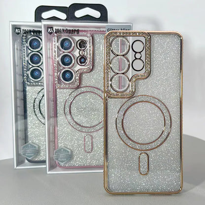 S25+ Kinglink glitter bling design case (magnet) for magsafe