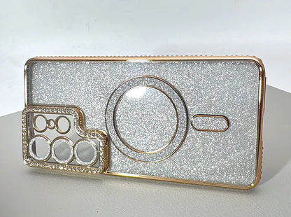 S25 Kinglink glitter bling design case (magnet) for magsafe