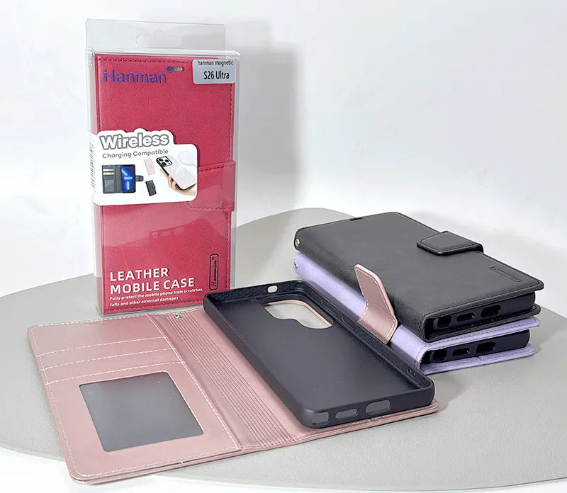 S25 Ultra Hanman 2 in 1 Detachable Magnetic Wallet case