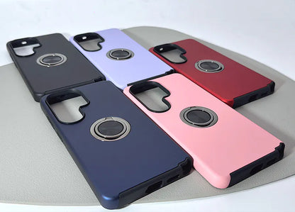 S24+ Plus/S25+ Plus Kinglink mag ring case with kickstand