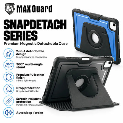Case for iPad 11th (A16)/10th (A14) Snapdetach Series