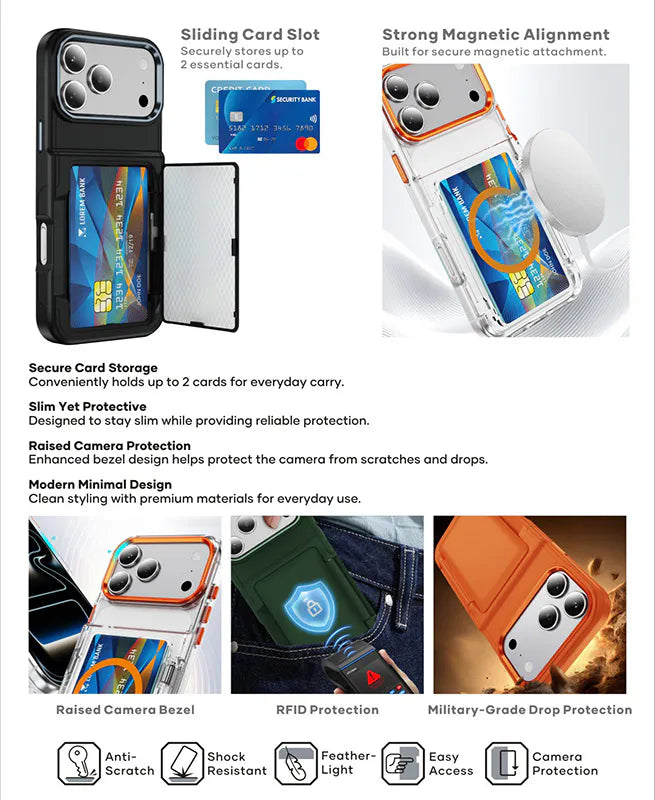 Case for iPhone 16 Plus 6.7 Maxguard Slide Mag