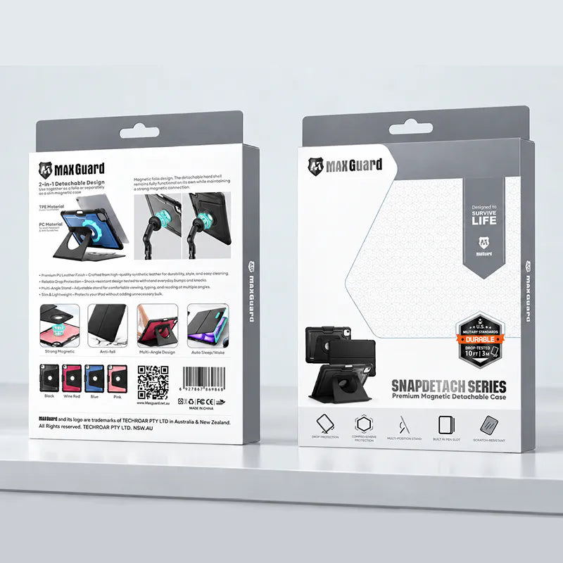 Case for iPad 11th (A16)/10th (A14) Snapdetach Series