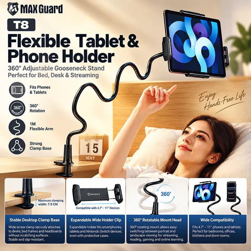 iPad Clilp Desk Holder T8