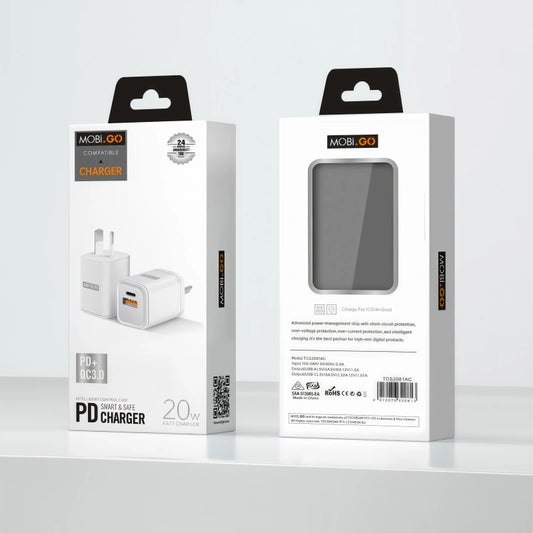 Mobigo PD 20W wall charger TCS2081AC