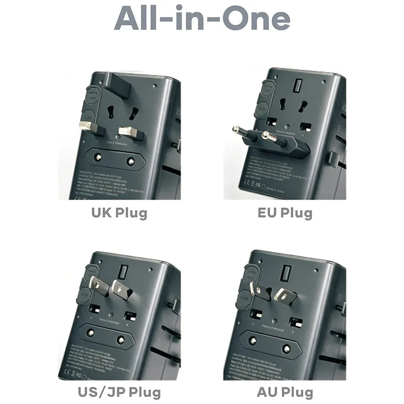 MaxPower TP02 65W GaN All-in-One Travel Adapter